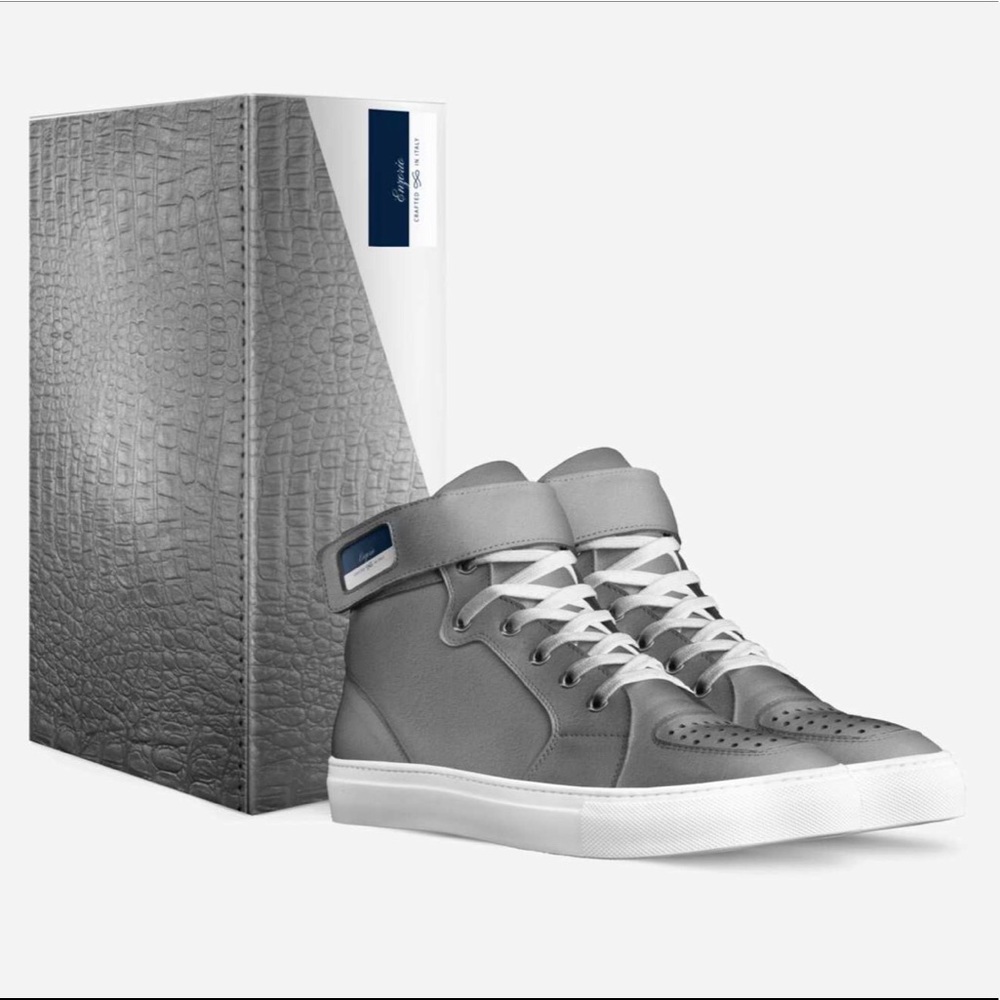 Limited Edition Custom Suede High Top Sneakers